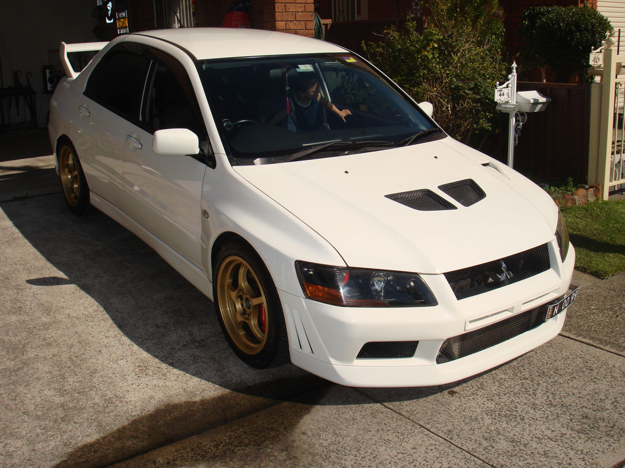 front car evo 7 free photo