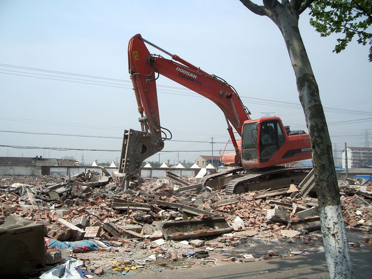 demolition nantong china free photo