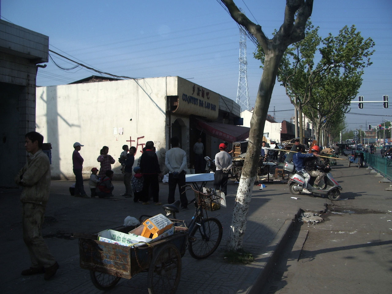 street bikes people free photo