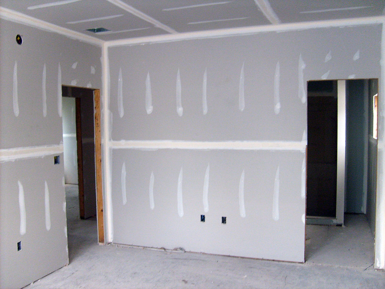 drywall construction new house free photo
