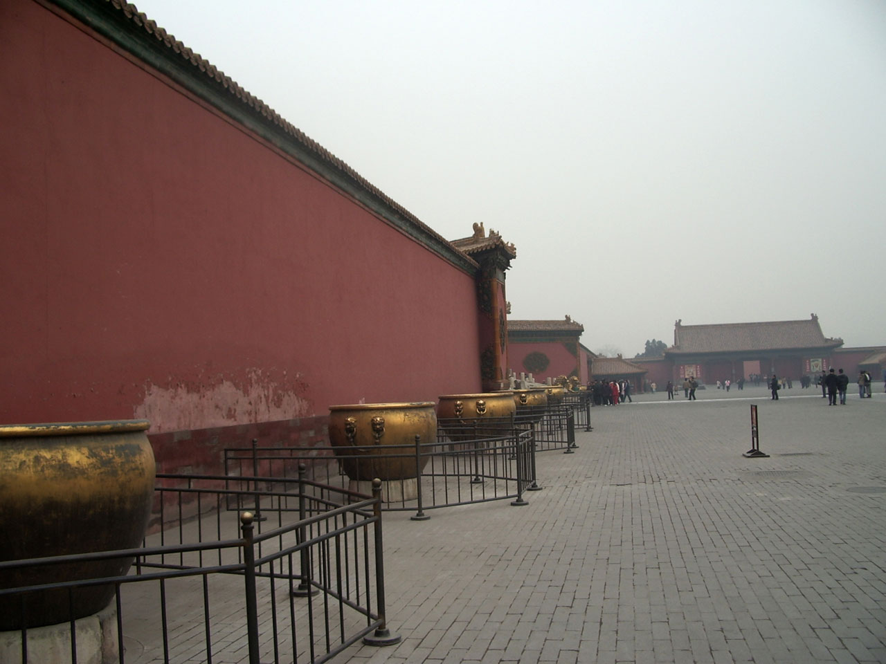 forbidden city water vessels pots free photo