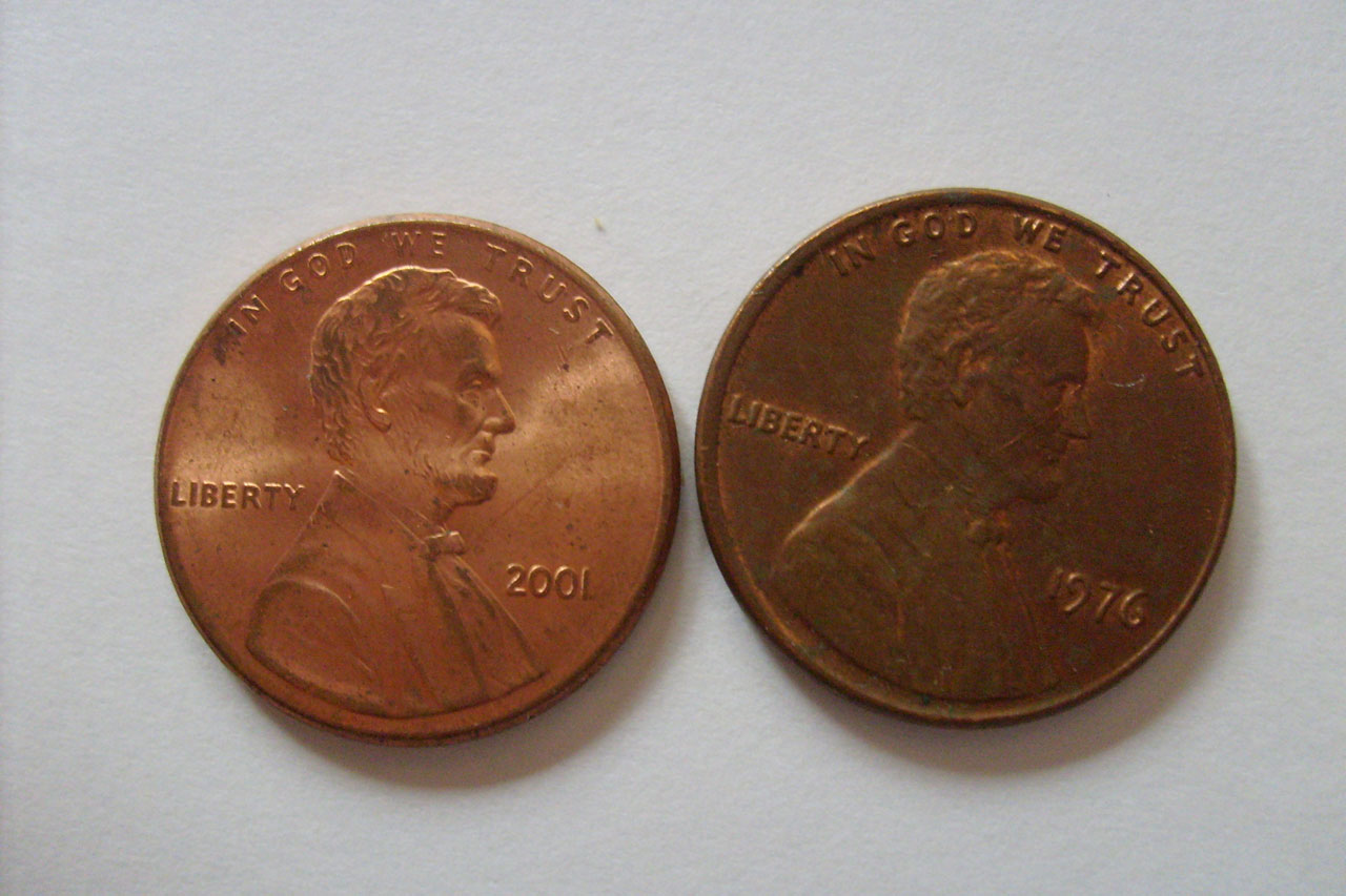 pennies shiny money free photo