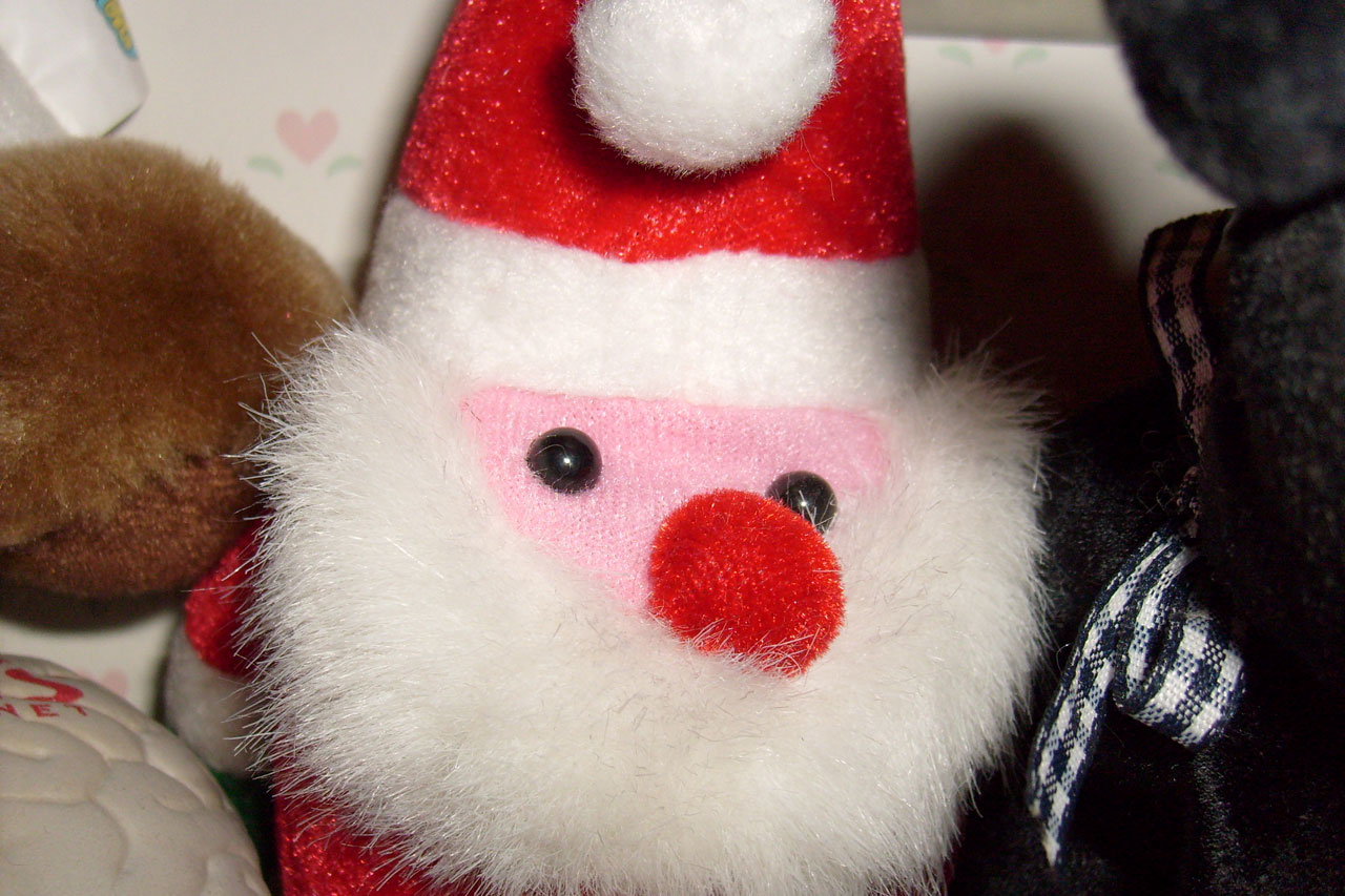 santa toy doll free photo