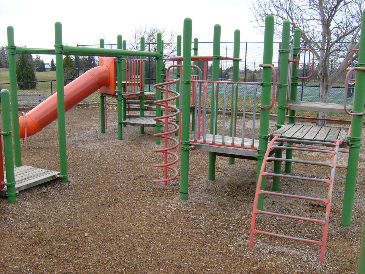 playground equipment jungle-gym free photo
