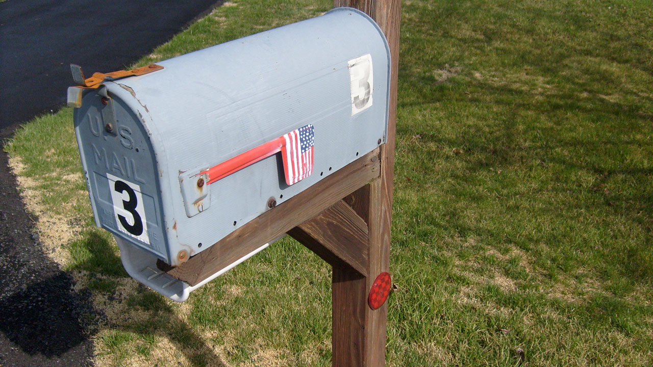mailbox flag post free photo