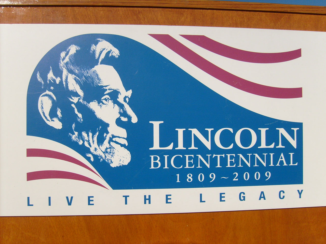 sign lincoln bicentenial free photo