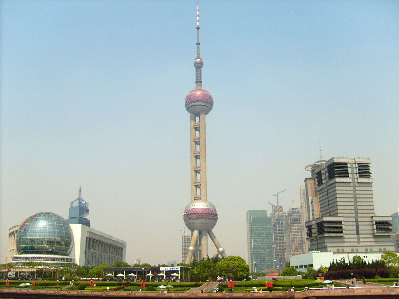 shanghai tv tower free photo