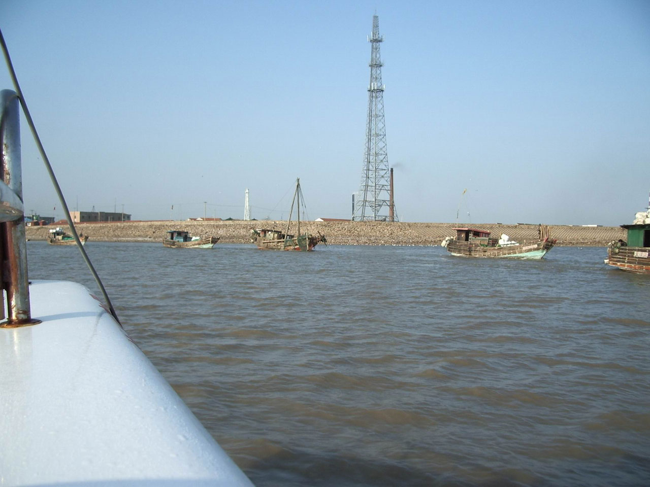 boats fishing water free photo