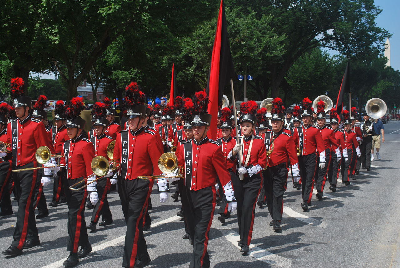band marching uniforms free photo