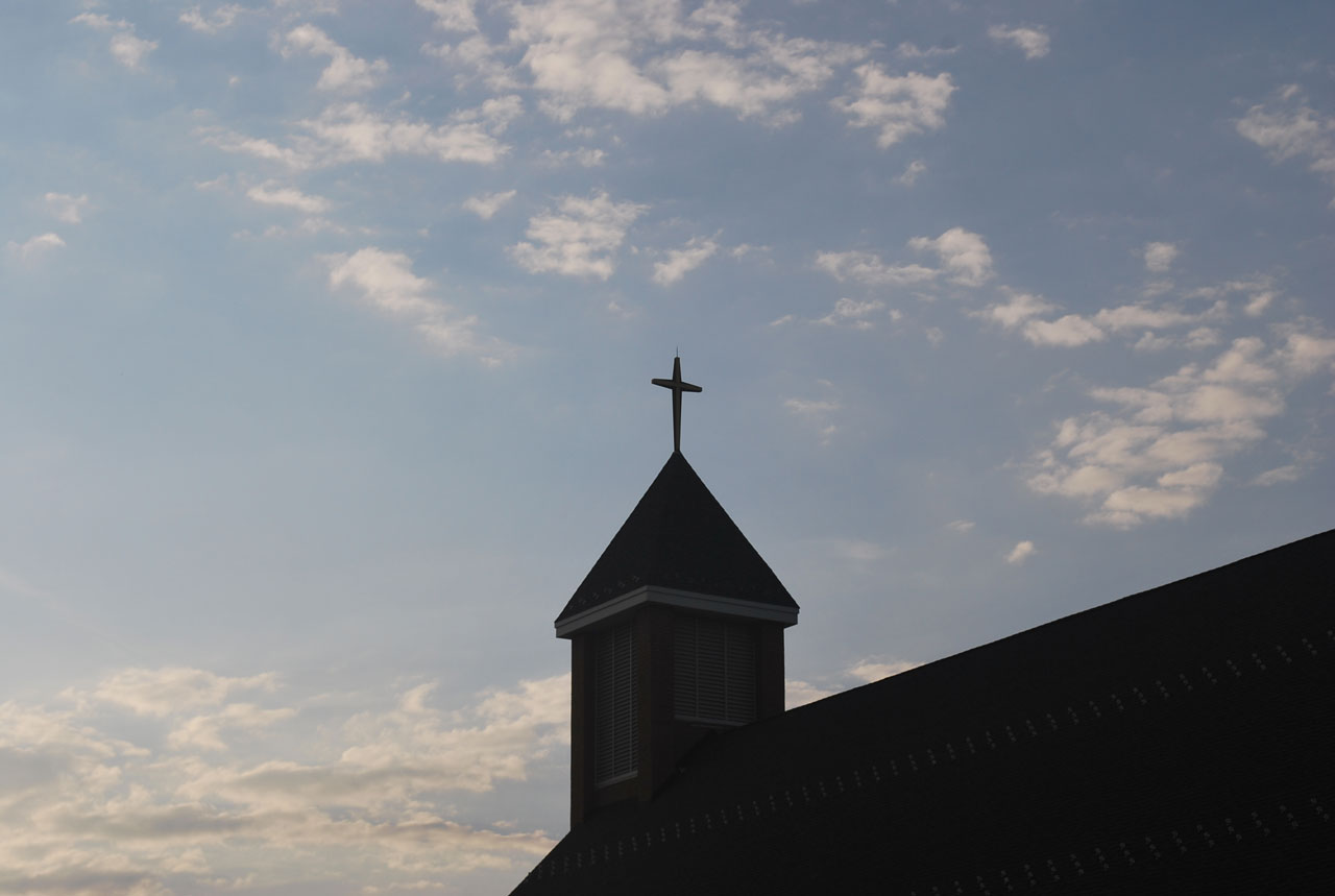 cross church sky free photo