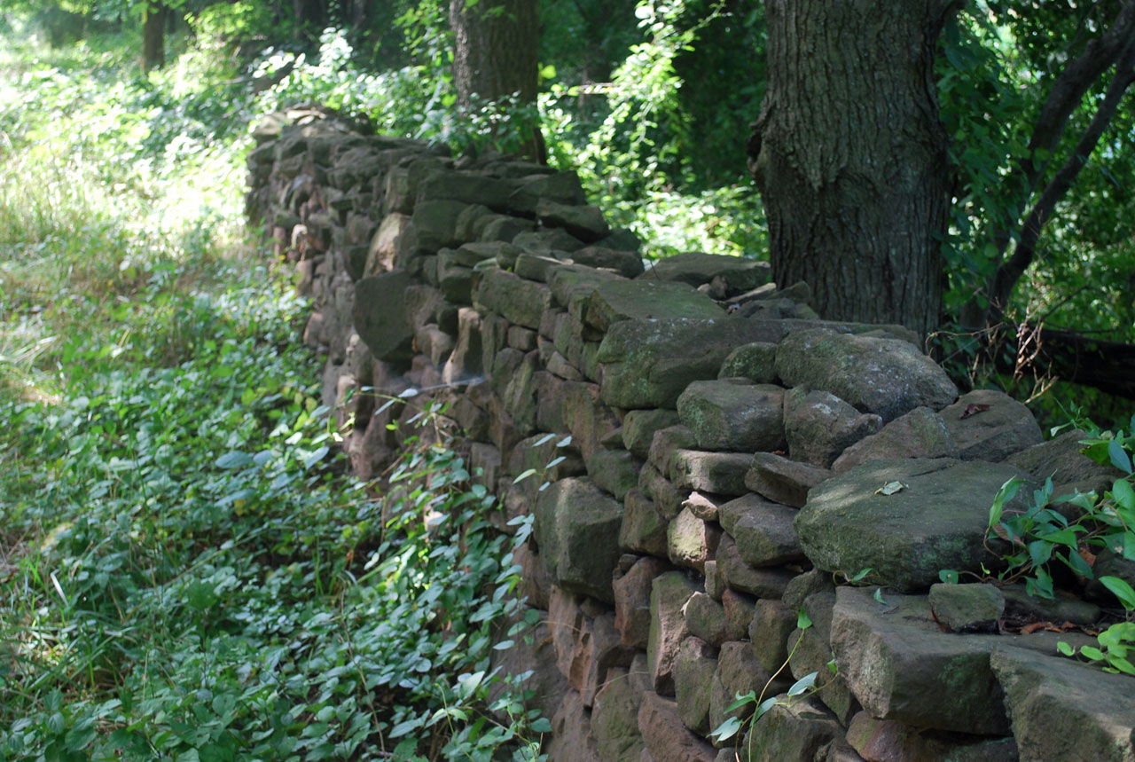 rocks fence old free photo