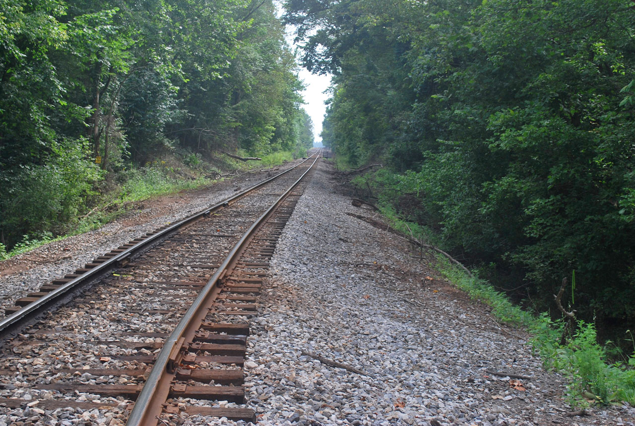 tracks railroad line free photo