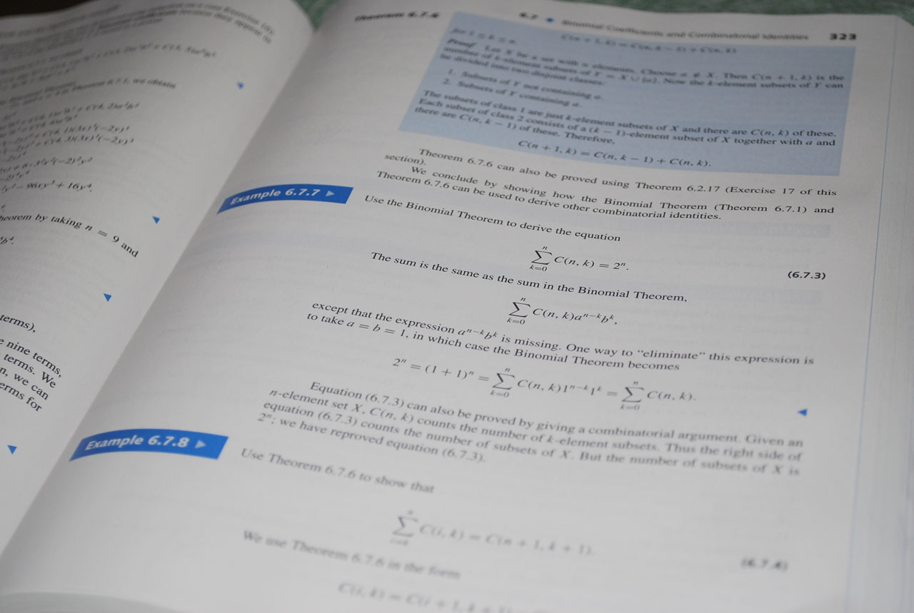 textbook book math free photo