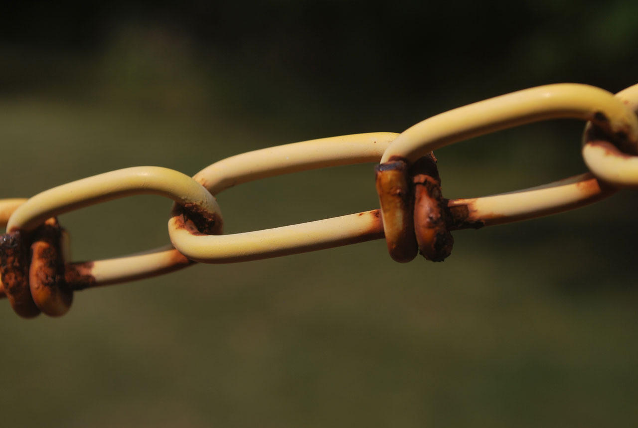 chain link rust free photo