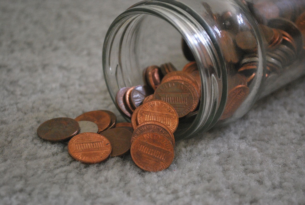 pennies coin coins free photo