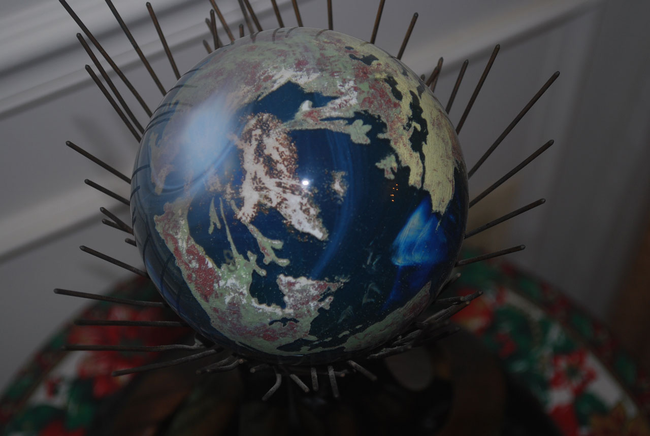 sculpture world globe free photo