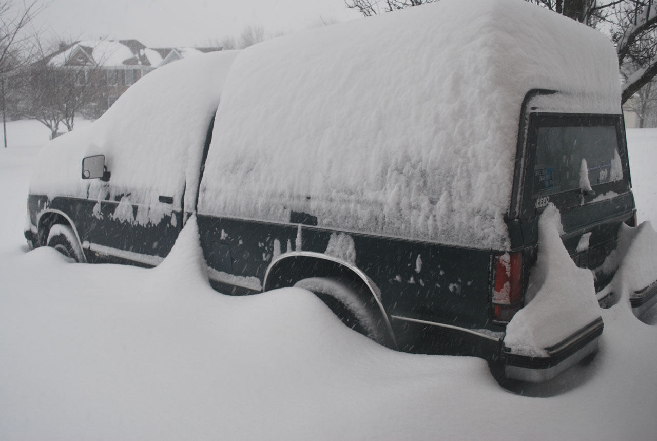snow winter truck free photo