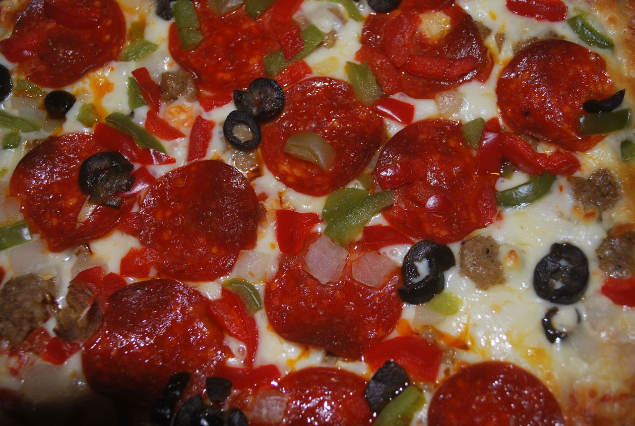 pizza pie toppings free photo