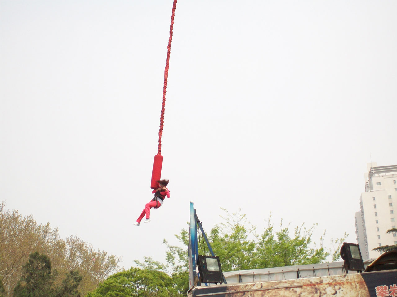 bungee cord jumping free photo