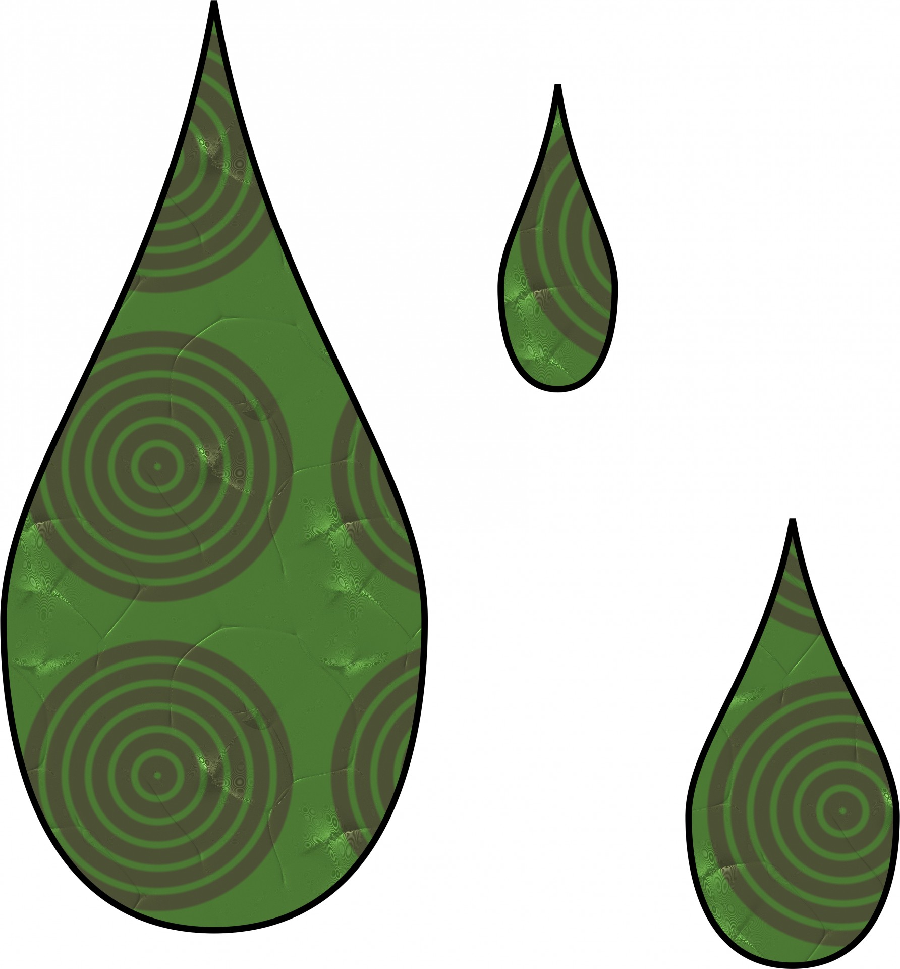 green drops shape free photo