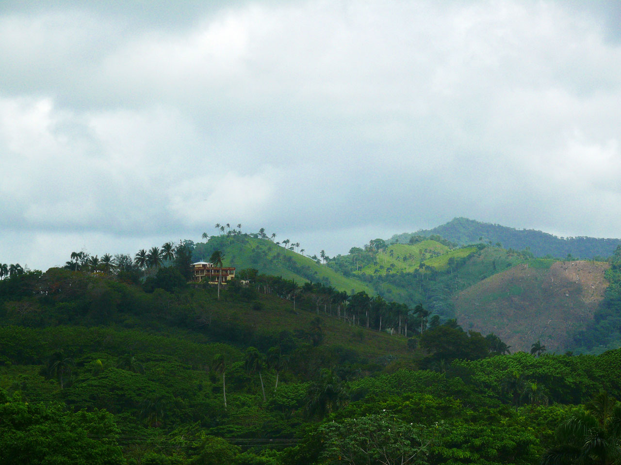 house house on the hill dominican republic free photo