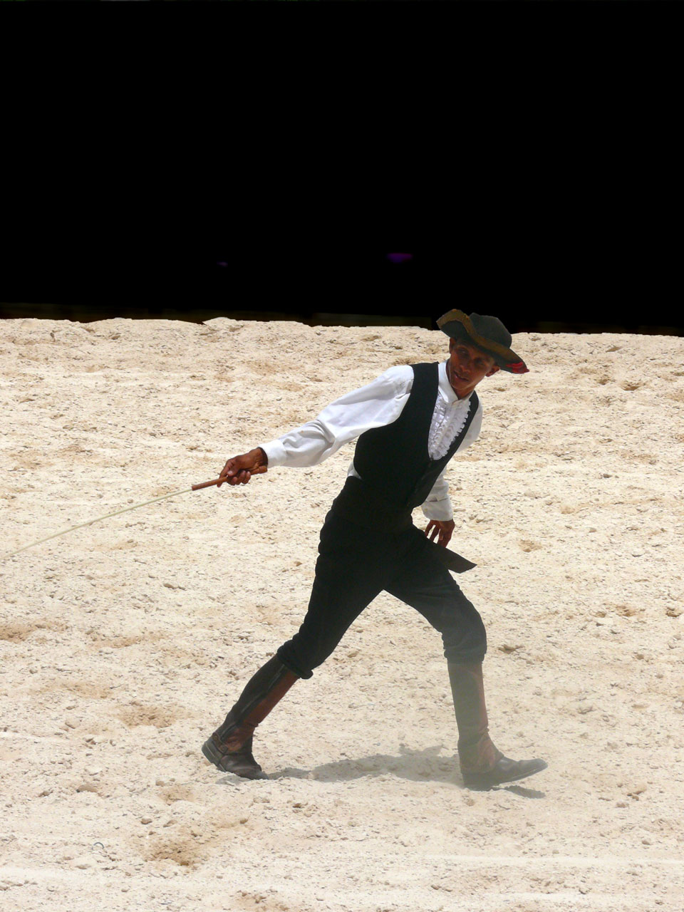 horse show man dominican republic free photo