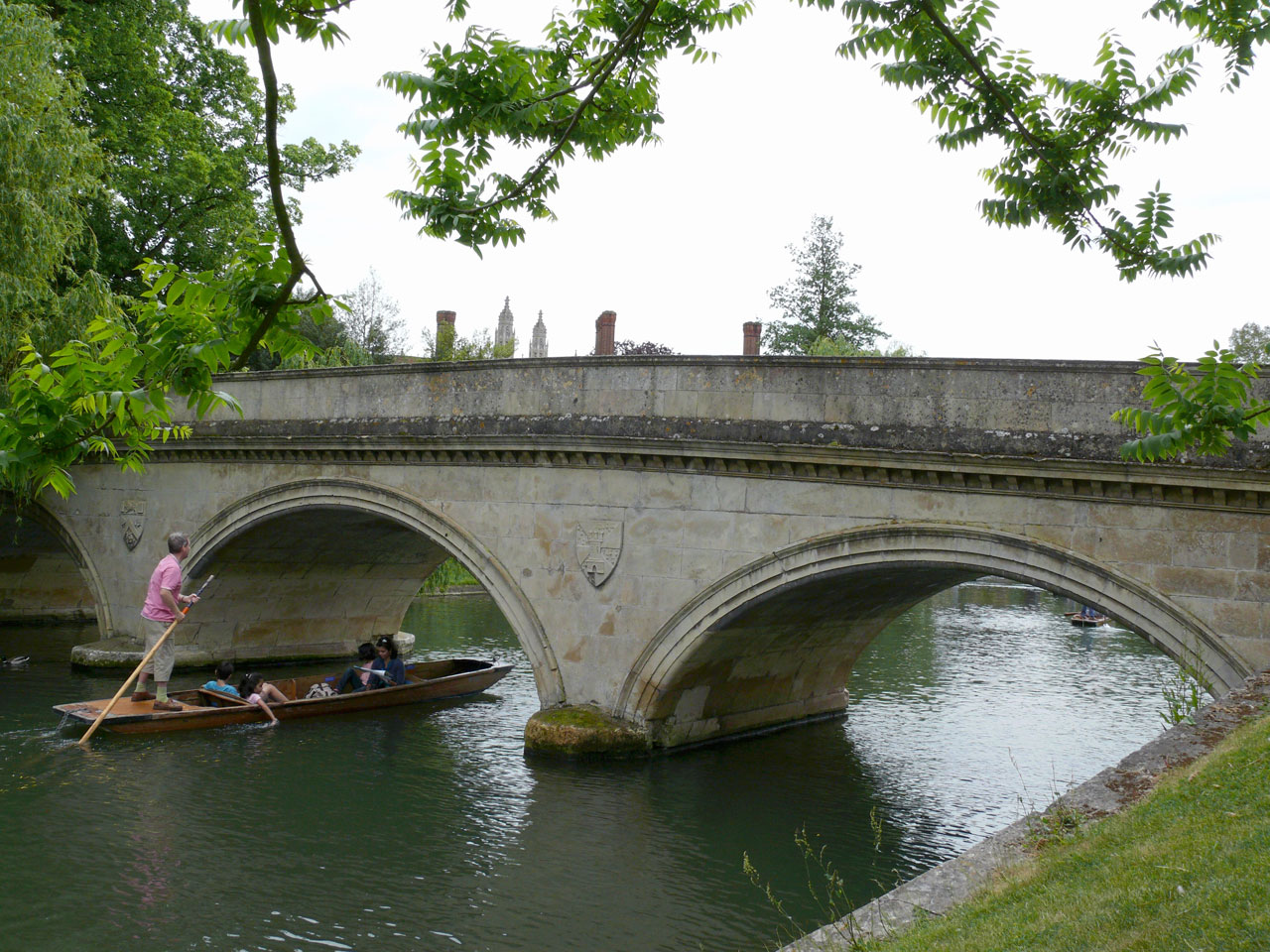 cambridge bridge river free photo