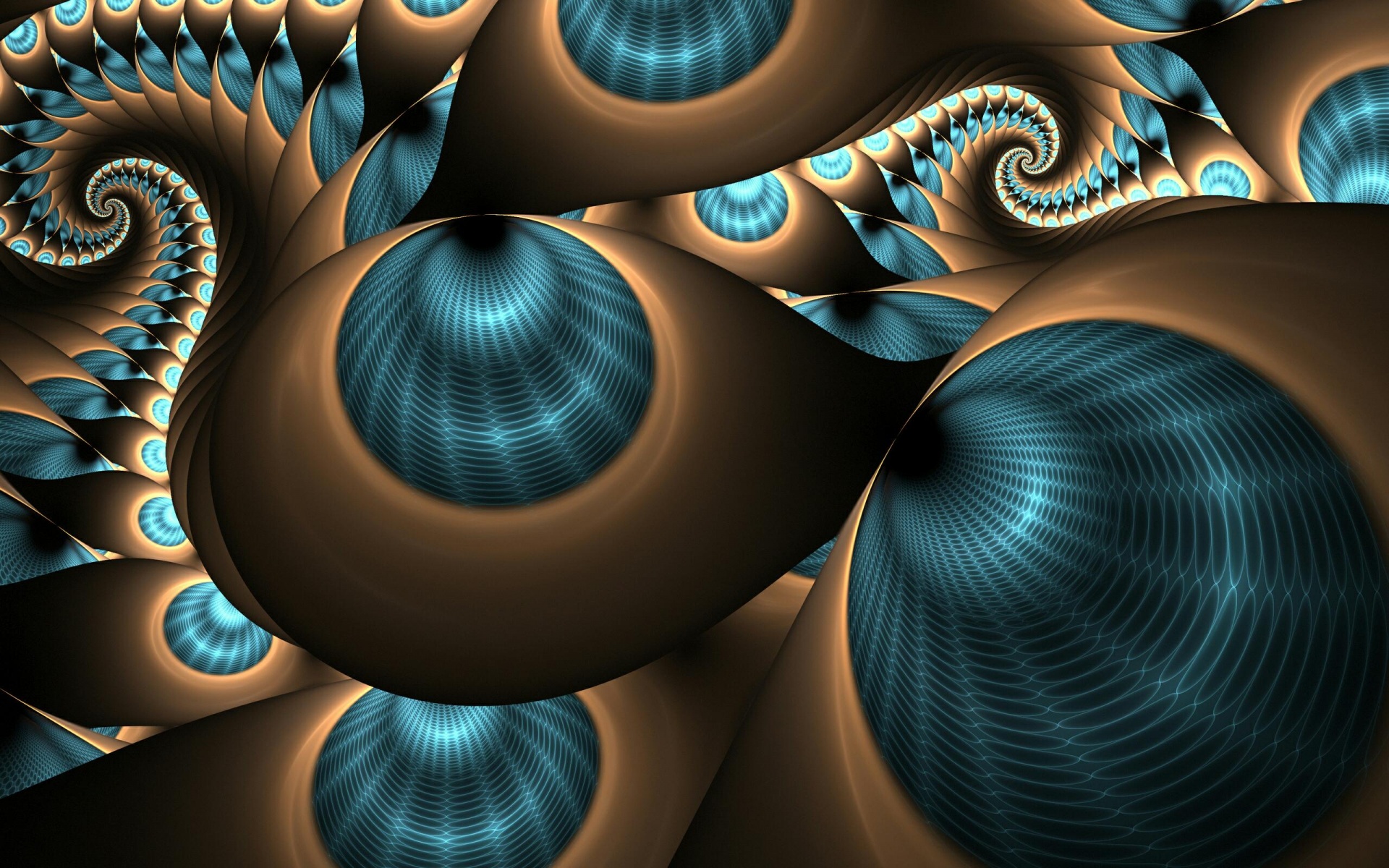 3d spirals wallpaper free photo