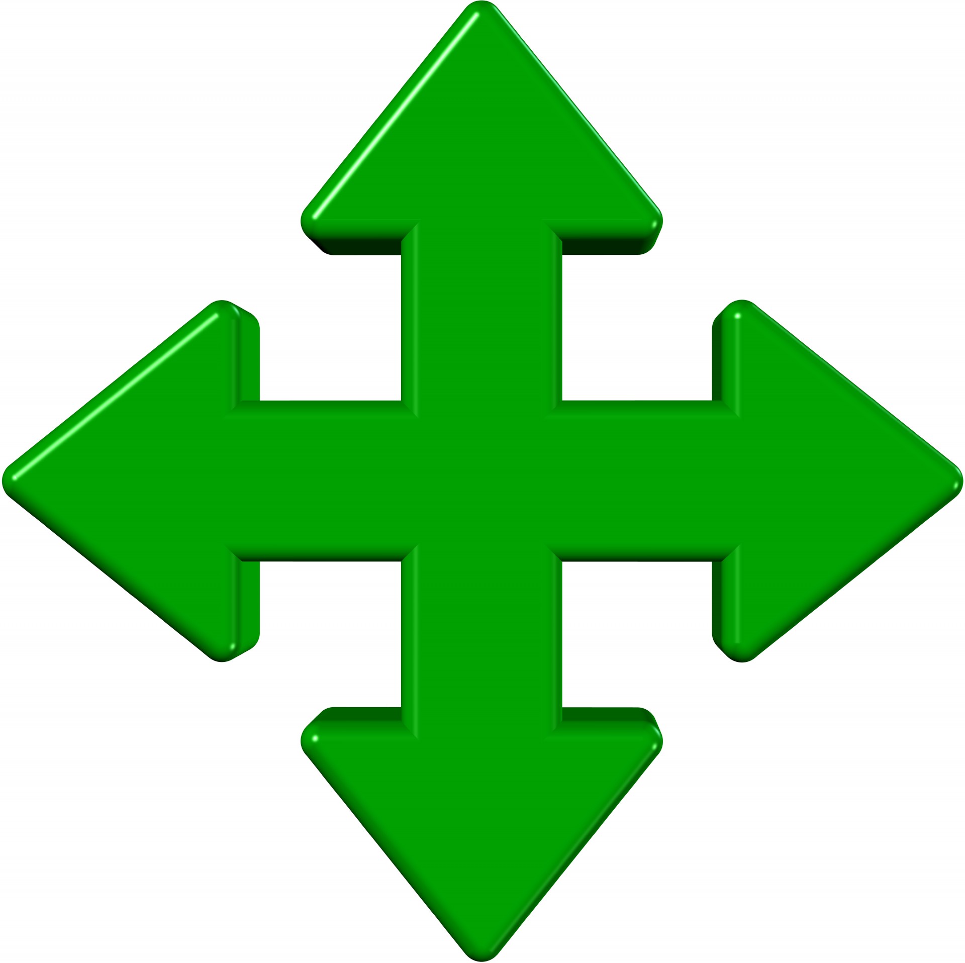 four green arrows free photo