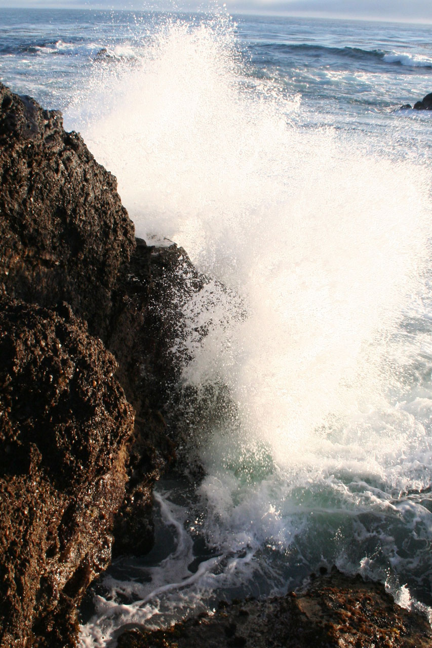 carmel rocks waves free photo