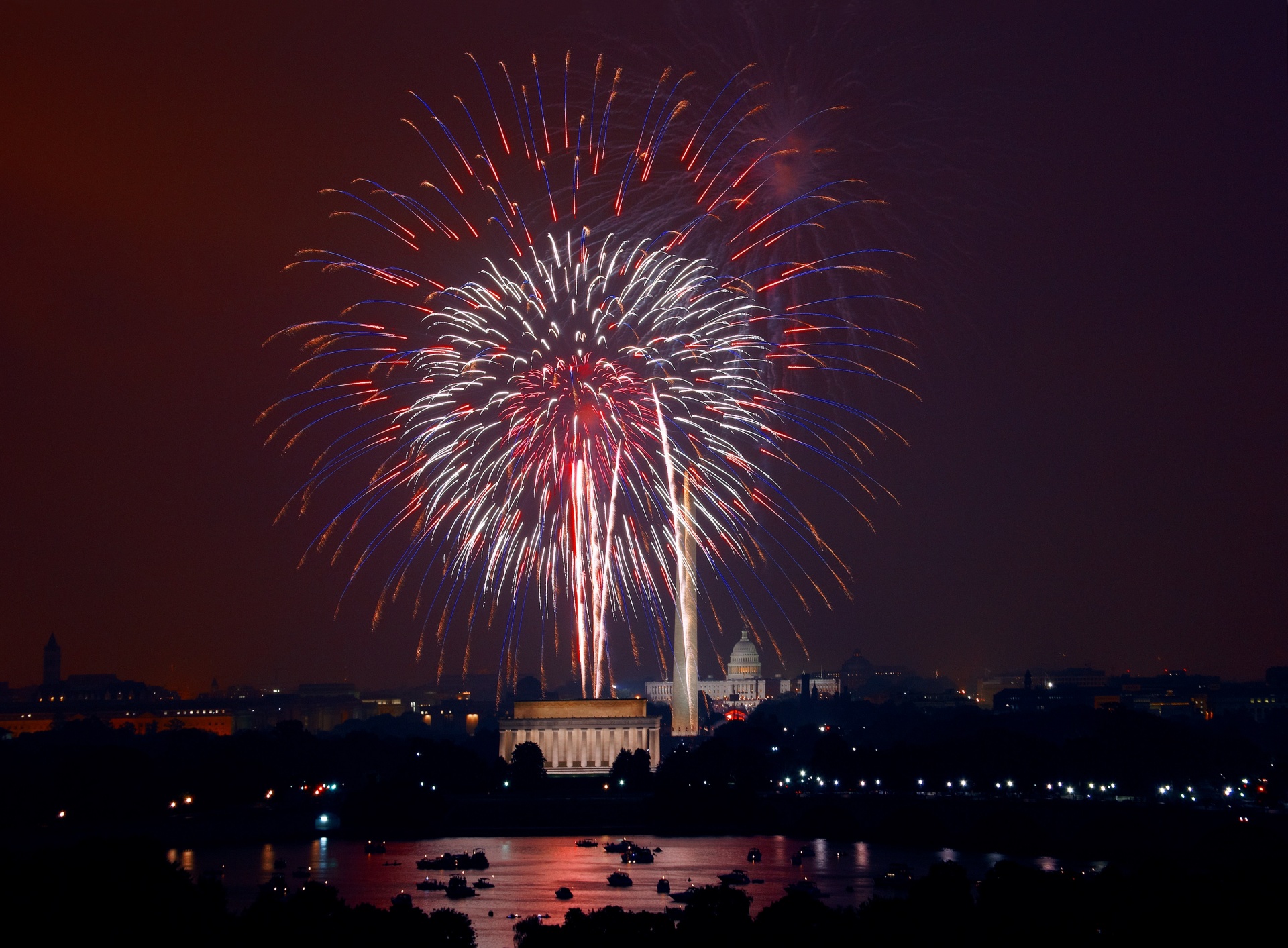 independence day fourth july fireworks free photo