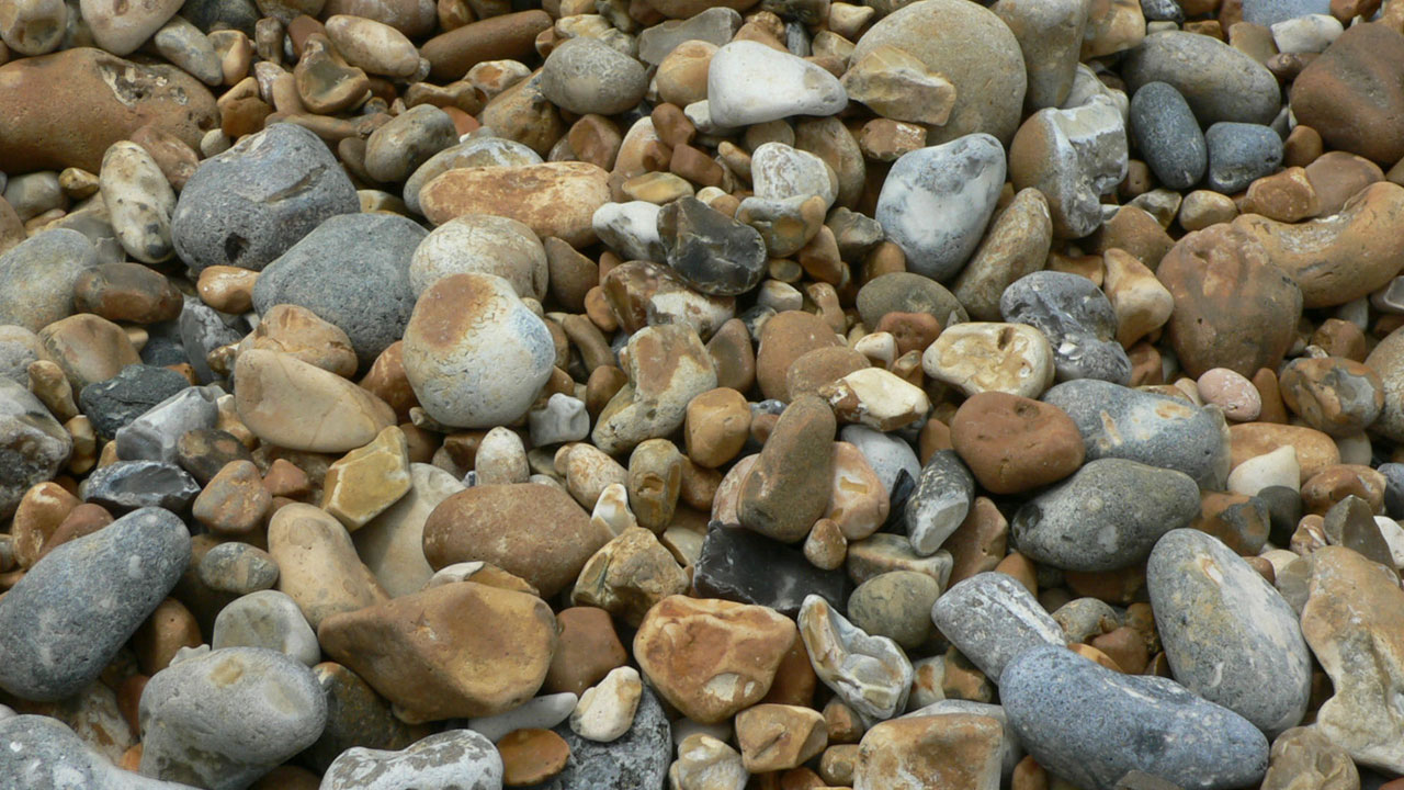 pebbles beach sea free photo