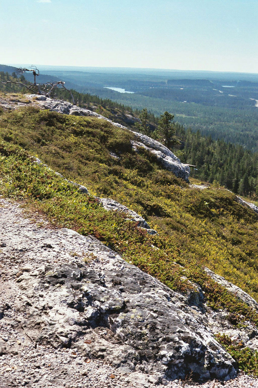 ruka mountain finland free photo