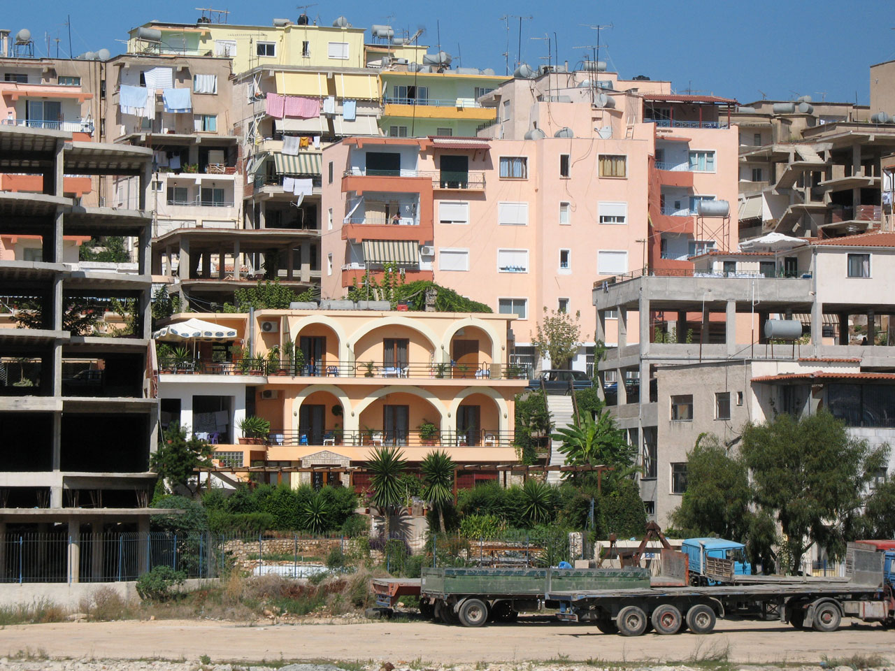 albania building city free photo