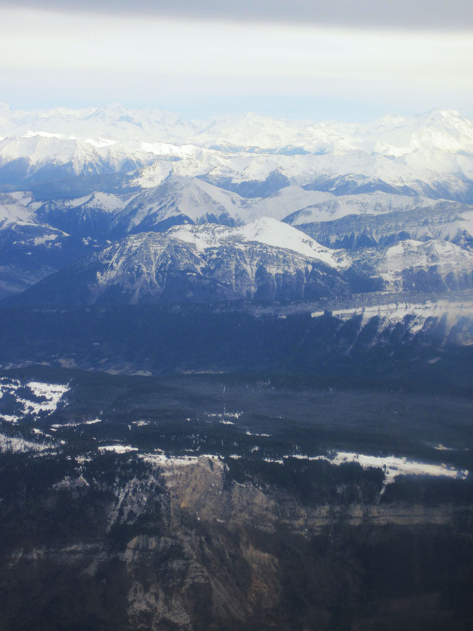 alps blue clouds free photo