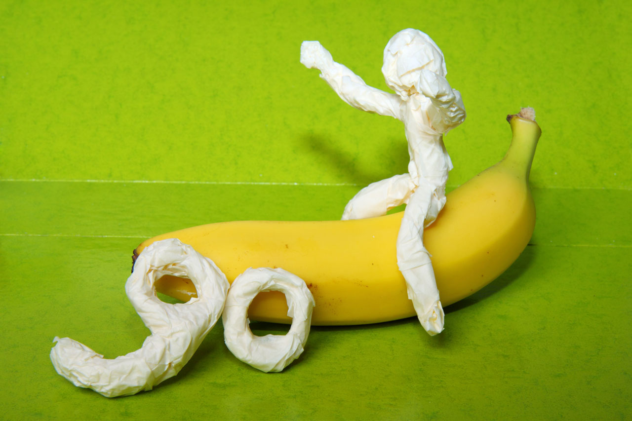 banana character comic free photo