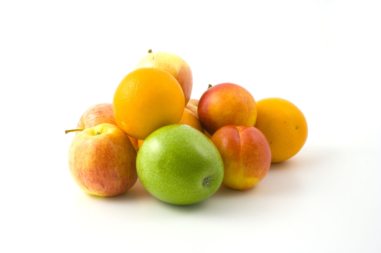 apples oranges peaches free photo