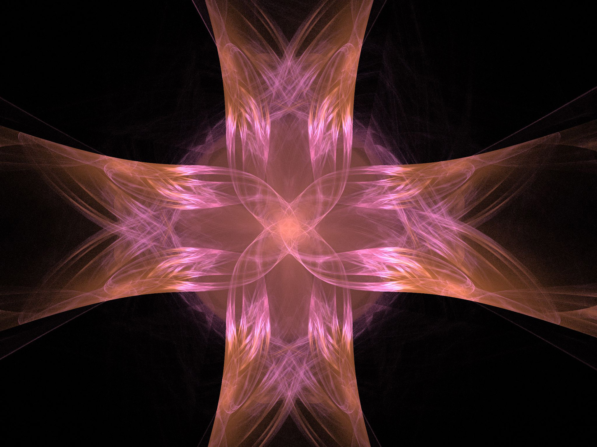 fractal abstract cross free photo