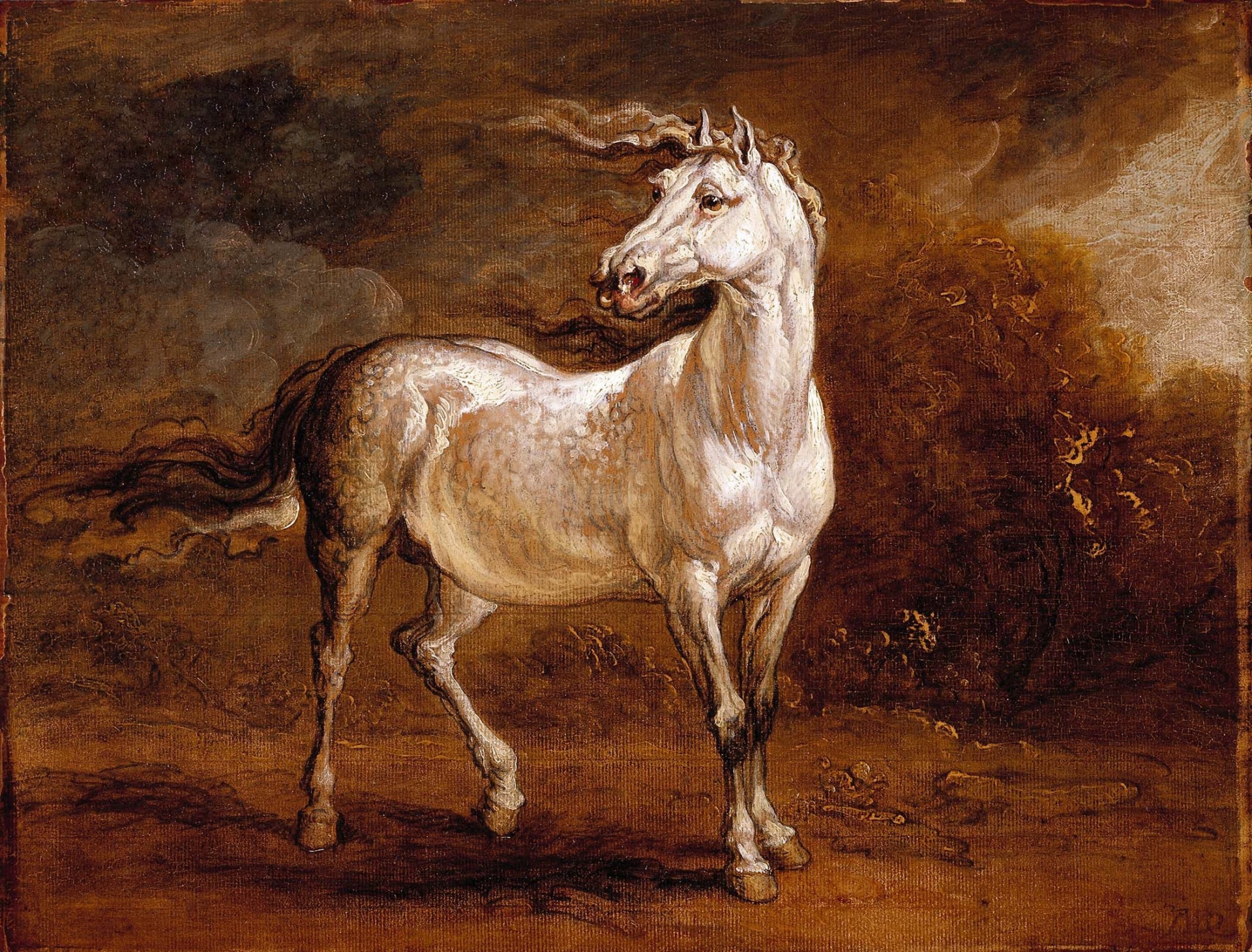 horse painting horse oil painting horse print free photo