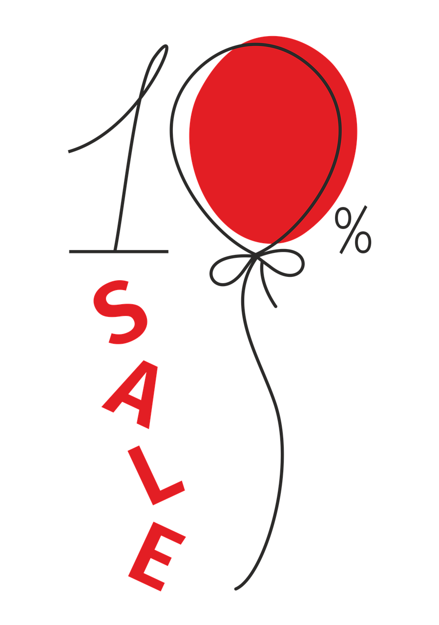 a discount sale balloon free photo