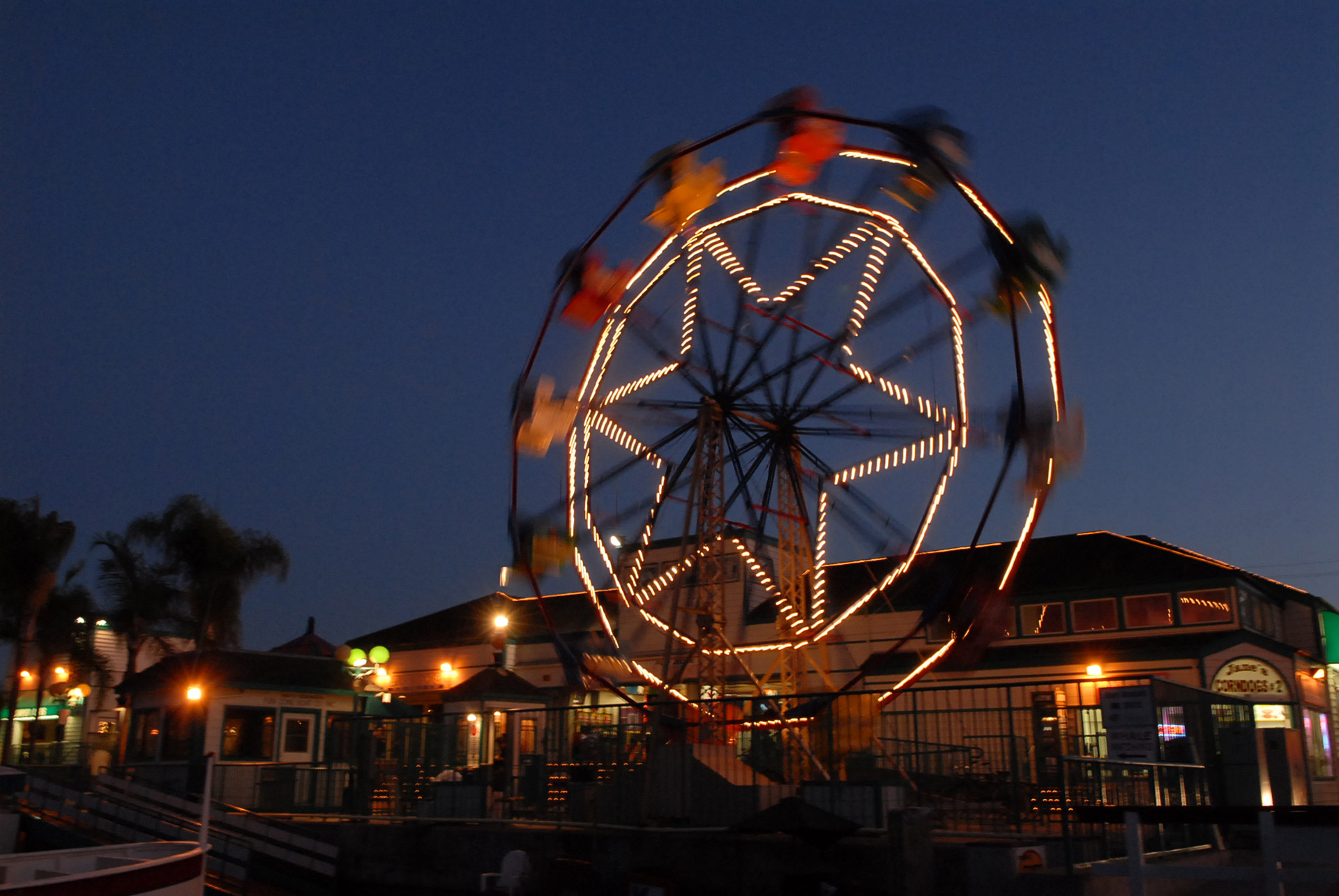 ferris wheel wheel sunset free photo