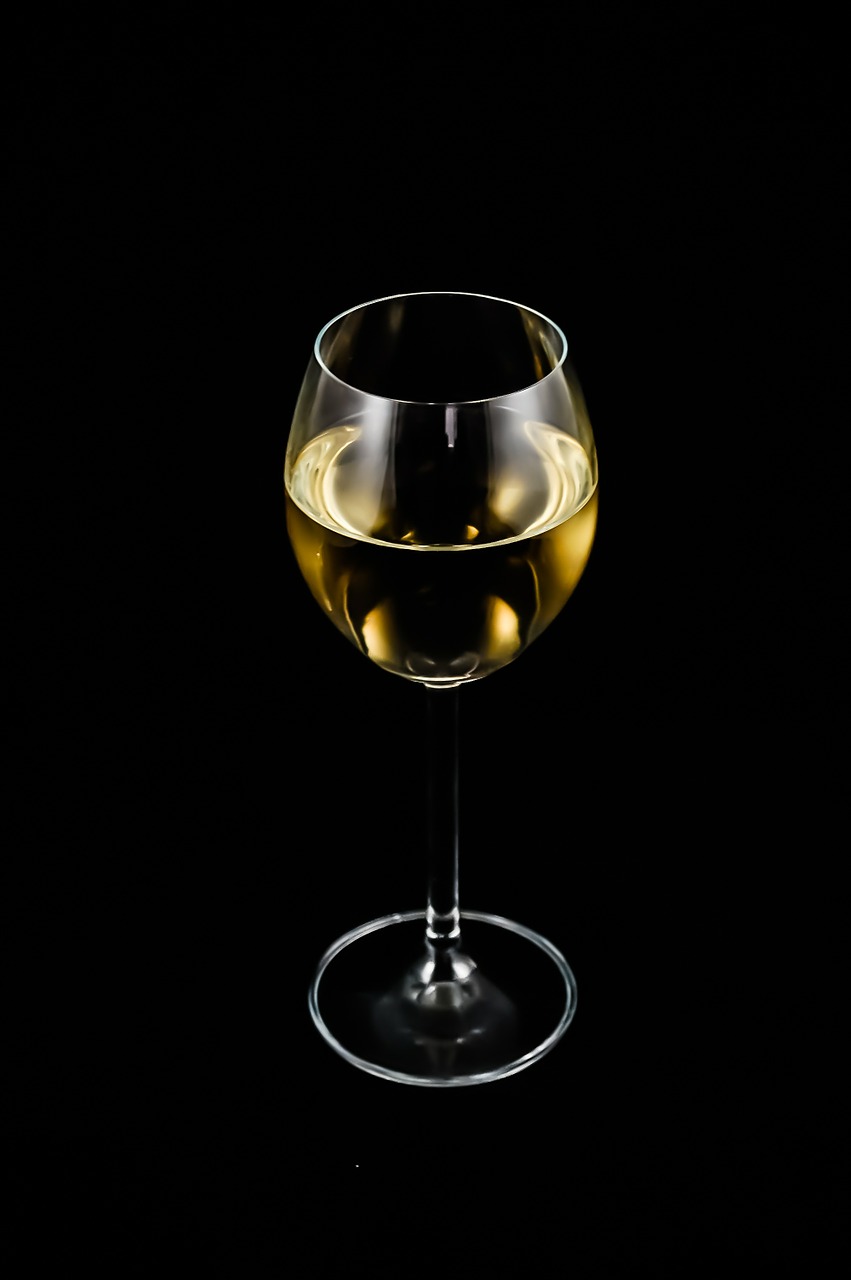 a glass of wine alcohol free photo