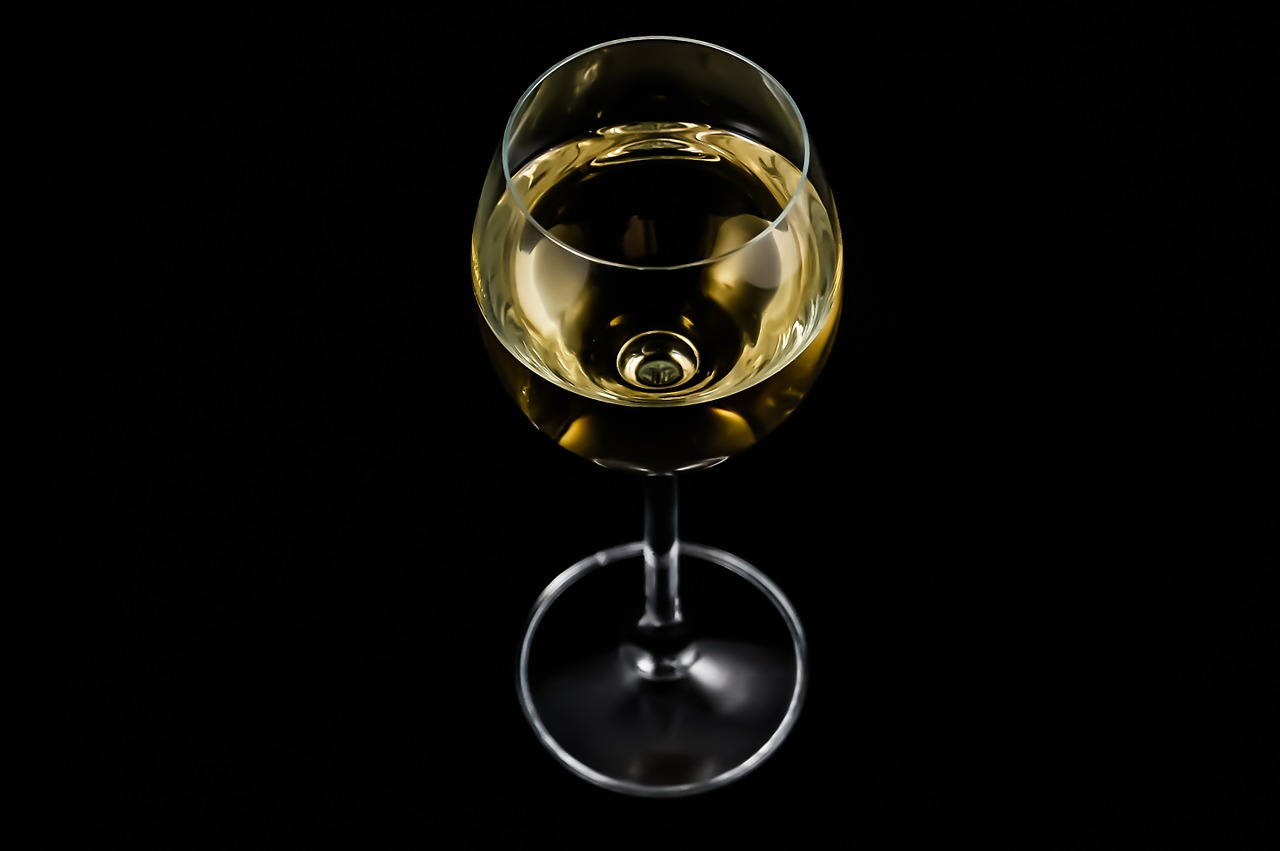 a glass of wine alcohol free photo