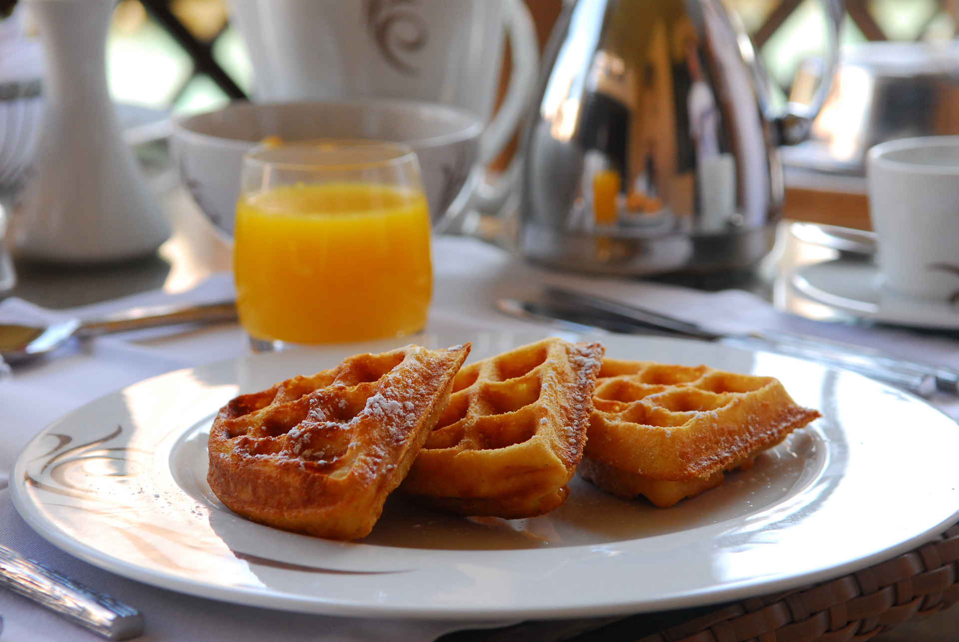 waffle breakfast food free photo