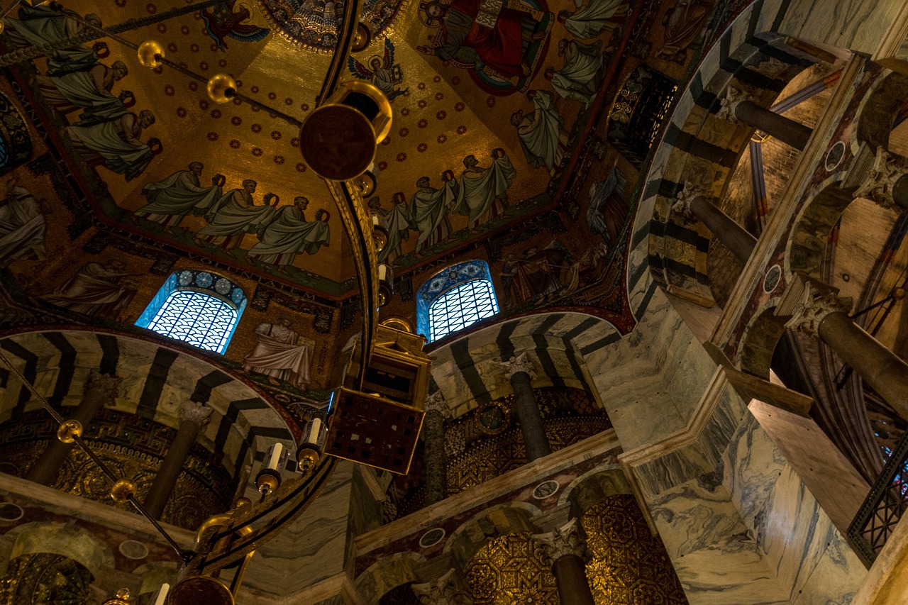 aachen cathedral church house of worship free photo