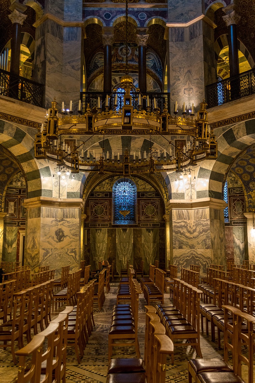 aachen cathedral church house of worship free photo