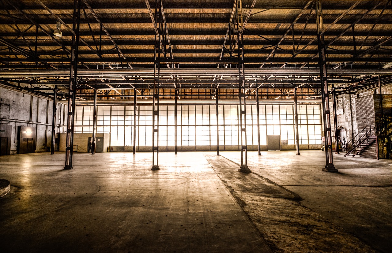 abandoned factory hdr free photo