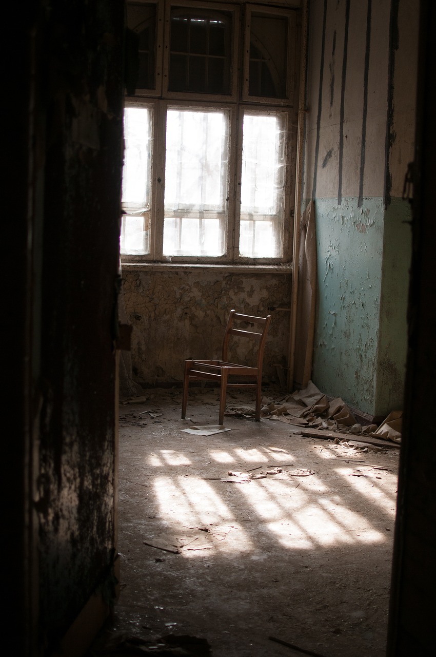 abandoned  indoors  window free photo