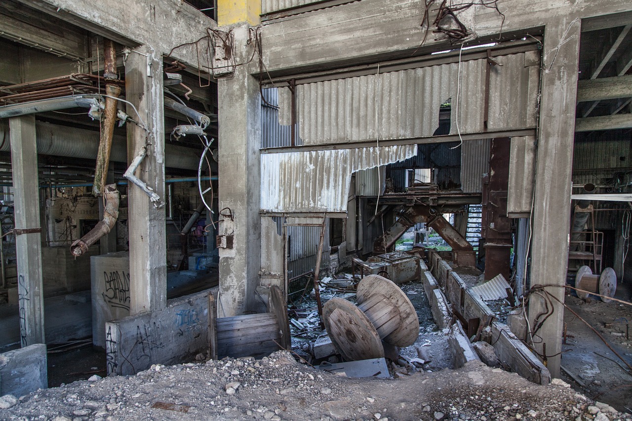 abandoned factory abandoned factory free photo