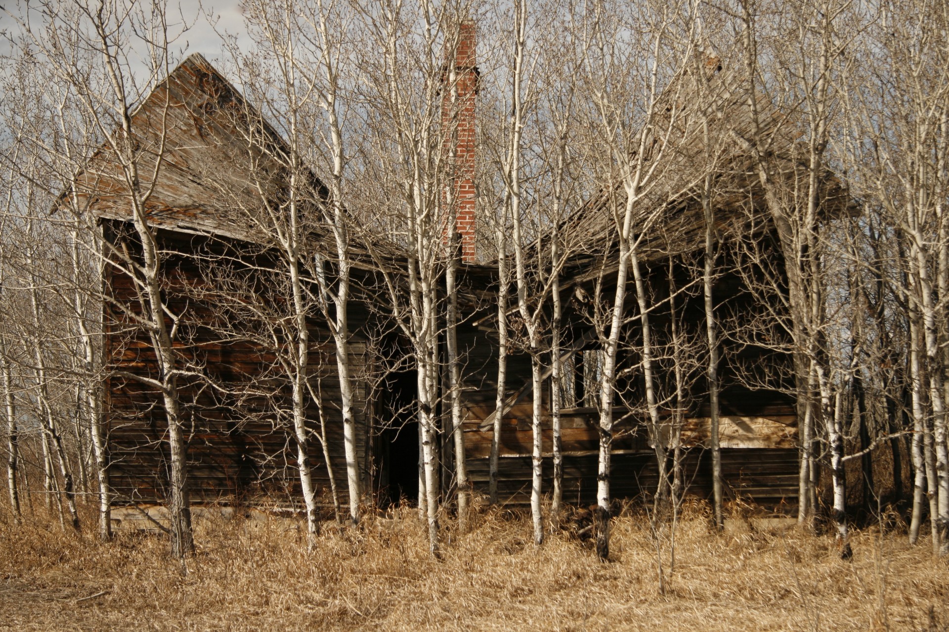 abandoned farm house free photo